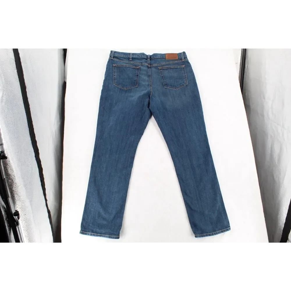 Tommy Jeans Regular Fit Straight Denim Jeans Blue Medium Wash Men's 38x32